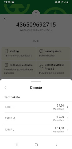 Mein S-BUDGET MOBILE (AT) Screen 2