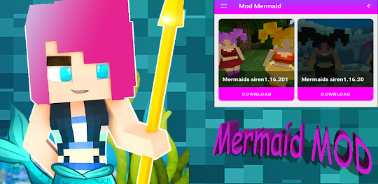 Mermaid Mod for Minecraft MCPE