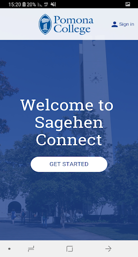 Sagehen Connect Screen 2