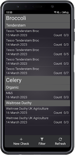 Android application Label Verification by Consus screenshort