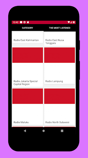 Radio Indonesia + Radio Online Screen 2