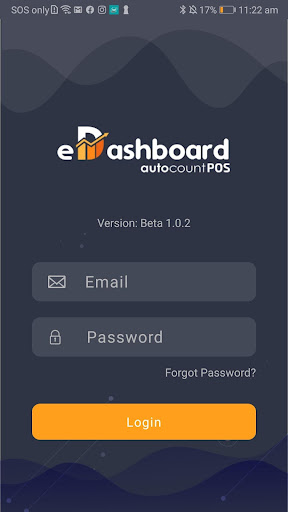 Android application eDashboard - Sales Monitor screenshort