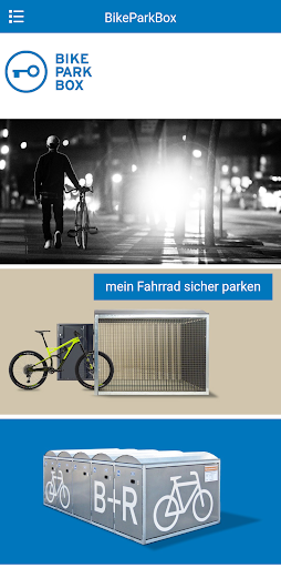 Android application BikeParkBox - safe & smart screenshort