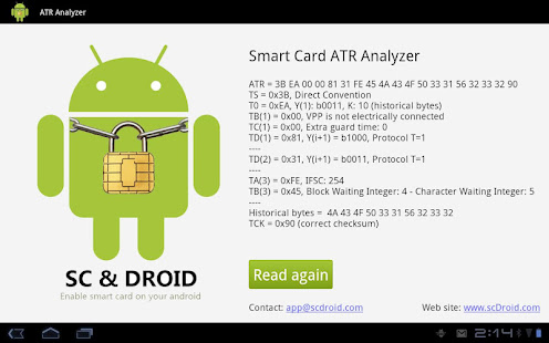 Smart Card ATR Analyzer 1.2 screenshots 1