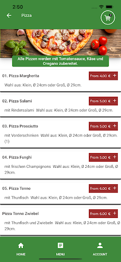 Pizzeria Allegro Screen 3