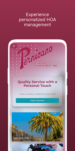 Android application Pernicano Realty & Management screenshort