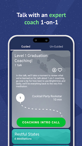 Screenshot of Brightmind Meditation
