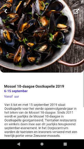 De Mossel App Screen 2