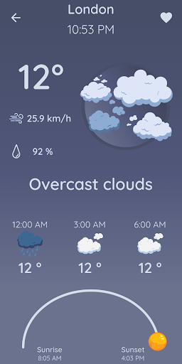 Weather Teller Screen 2
