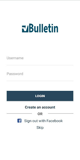 Android application vBulletin Community Forum screenshort