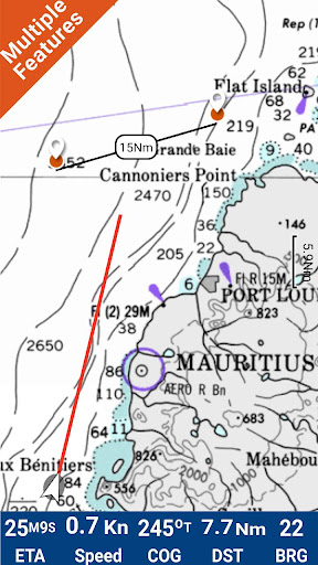 Android application Mauritius GPS Map Navigator screenshort