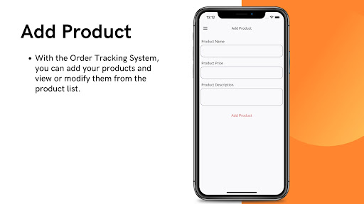 Order Tracking System Screen 2