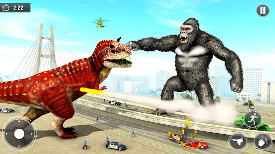 Angry Gorilla Robot Games 1.0 APK + Mod (Unlimited money) untuk android