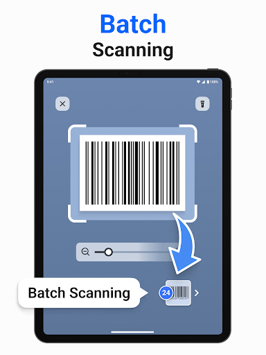 Screenshot of QR Code & Barcode Scanner Plus