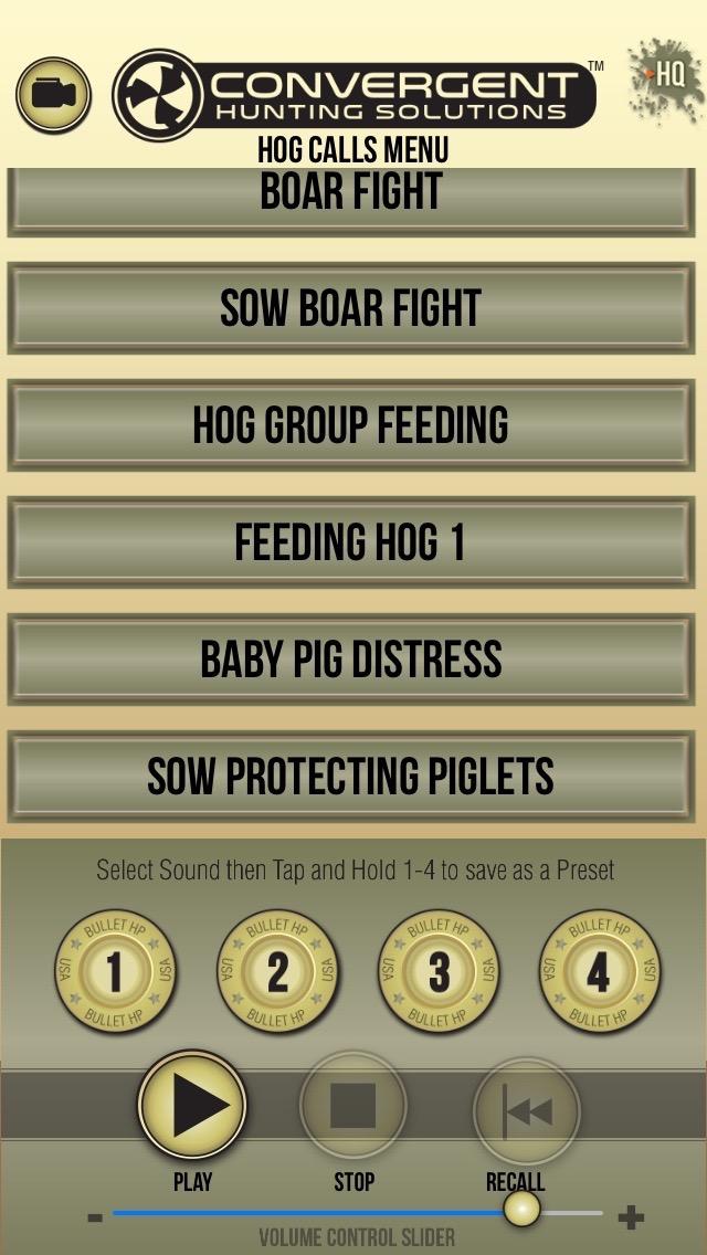 Android application Wild Hog Pro screenshort