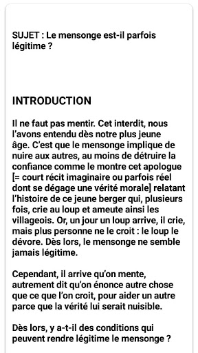 Philo cours et sujets corrigés Screen 3