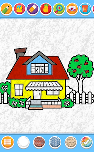 coloring dream house design