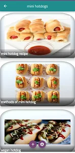 mini hotdogs
