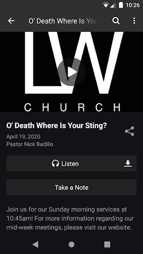 Living Word Church NJ Screen 3