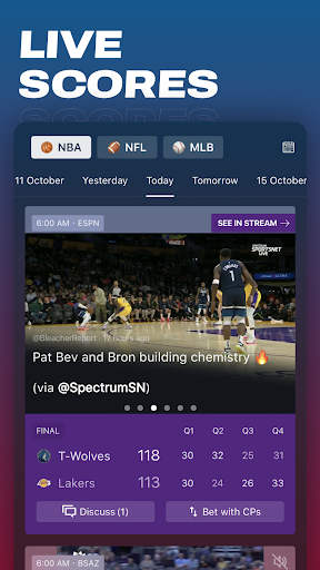 ClutchPoints – NBA, NFL, MLB Screen 3