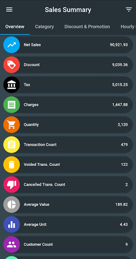 Android application Zeoniq GO screenshort