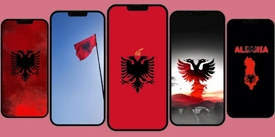 Albania Flag Wallpapers HD 4K