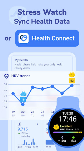 Screenshot of Moodpress Rainbow Watch Face