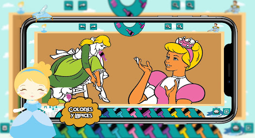 Screenshot 24 Cenicienta Libro Para Colorear android