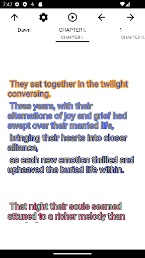Book: Dawn Screen 3