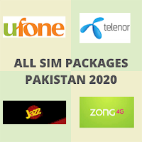 All Pakistan Networks Sim Package Codes 2020