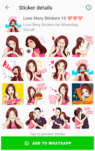 Love Story Stickers WASticker