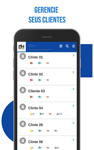 Android application FM Soluções screenshort
