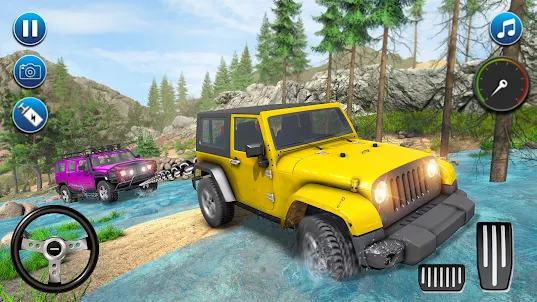 offroad monster driving truck
