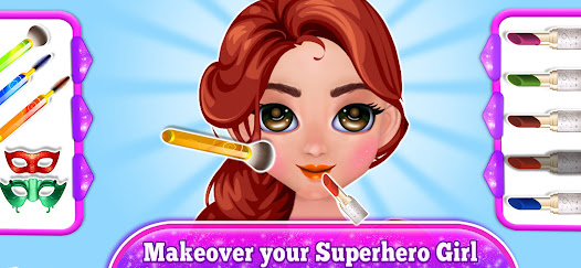 Captura 12 Súper héroe Chicas Fuerza Jueg android