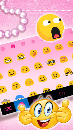 Pink Pearls Bowtie Theme Screen 3