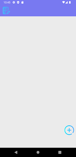 Android application Checklist: lembretes screenshort