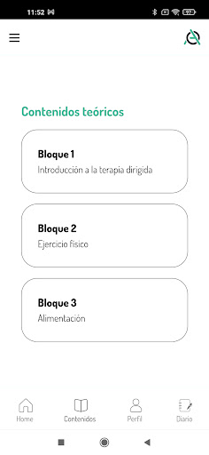 Android application OncoApp screenshort