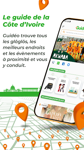 Android application Guidéo screenshort