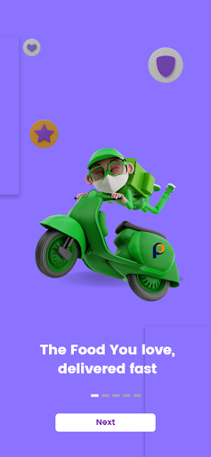 Android application Pinto - Online Delivery App screenshort