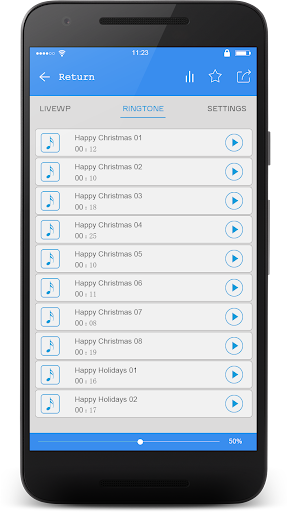 Holiday Ringtones Screen 3