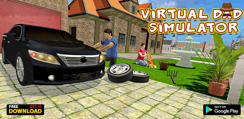 Virtual Dad Simulator- Happy Family Life