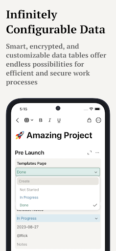SNote - Encrypted Notes, Files Screen 3