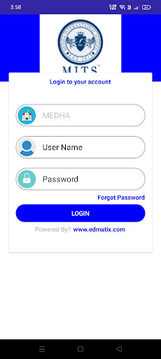 Android application MEDHA INTERNATIONAL SCHOOL screenshort