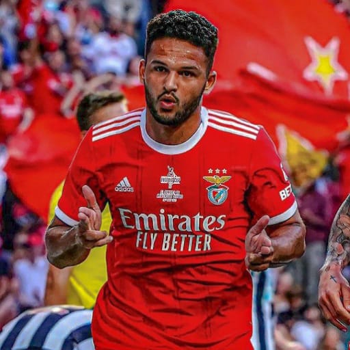 Gonçalo Ramos 4K Wallpaper logo