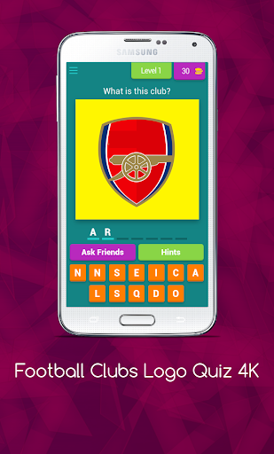 Android application Football Clubs Logo Quiz 4K screenshort