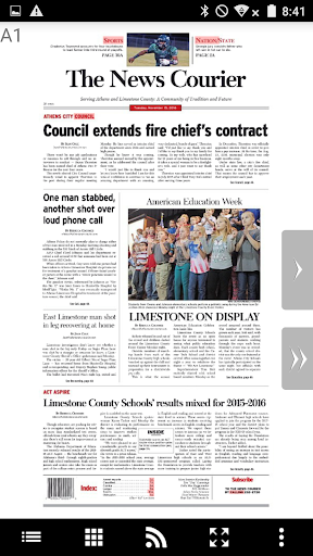 Athens News Courier Screen 3