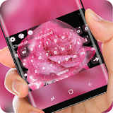 Dreamy Rose Keyboard Pink Flower icon