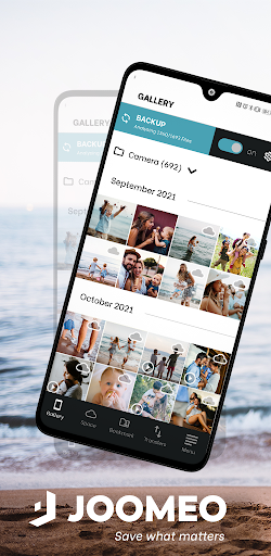 Android application Joomeo - photos and videos screenshort