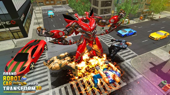 Grand Robot Car Transform 3D Game Screenshot