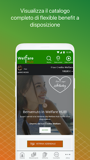 Welfare Hub Screen 2